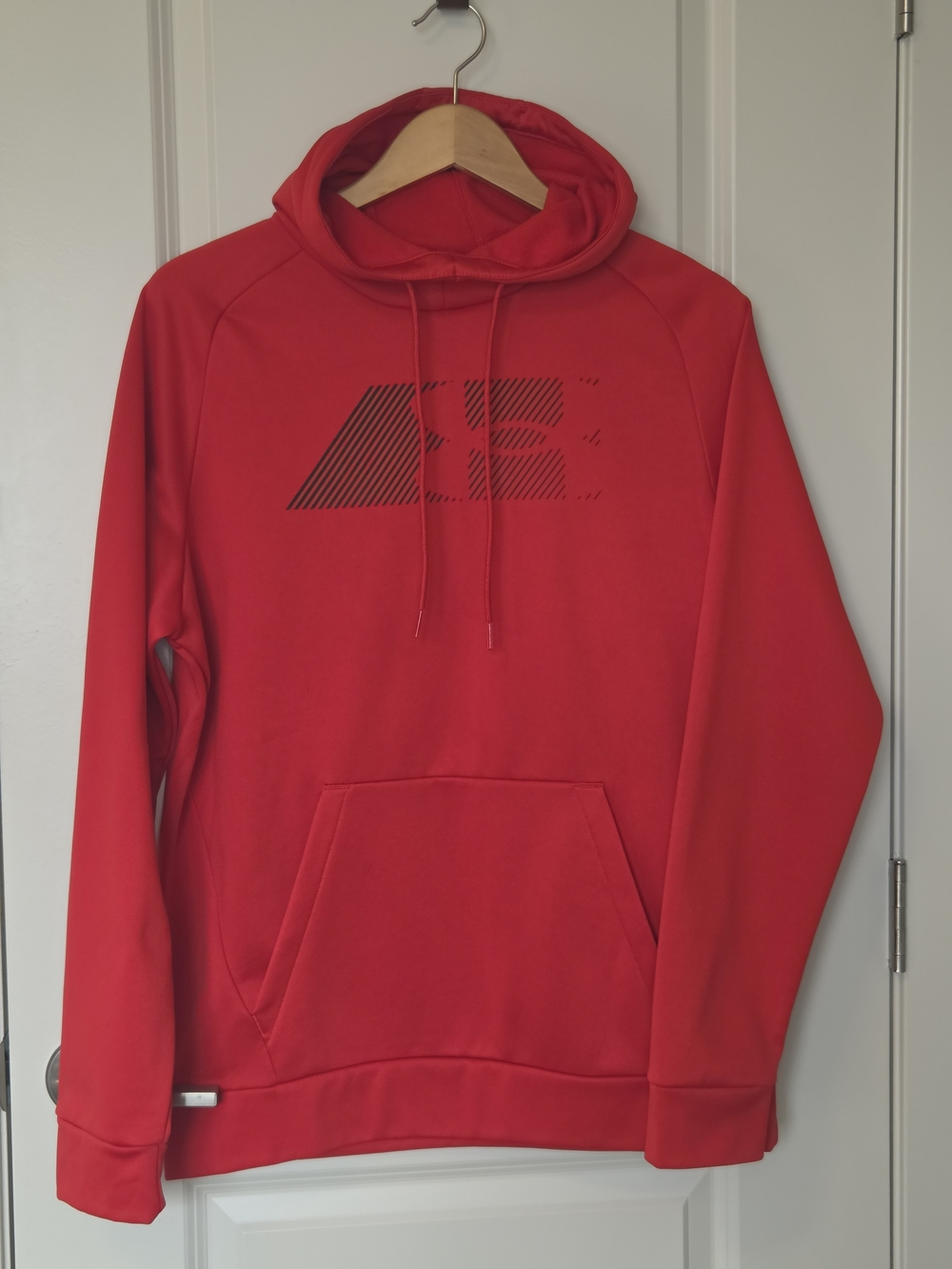 Under Armour Red Hooded Pullover Sweatshirt - Performance Fleece